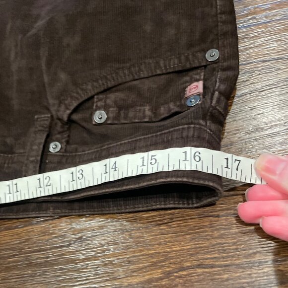 NWOT AG-ED Denim Men's 32x33.5 The Everett Slim Straight Pant Brown Corduroy - Picture 7 of 9